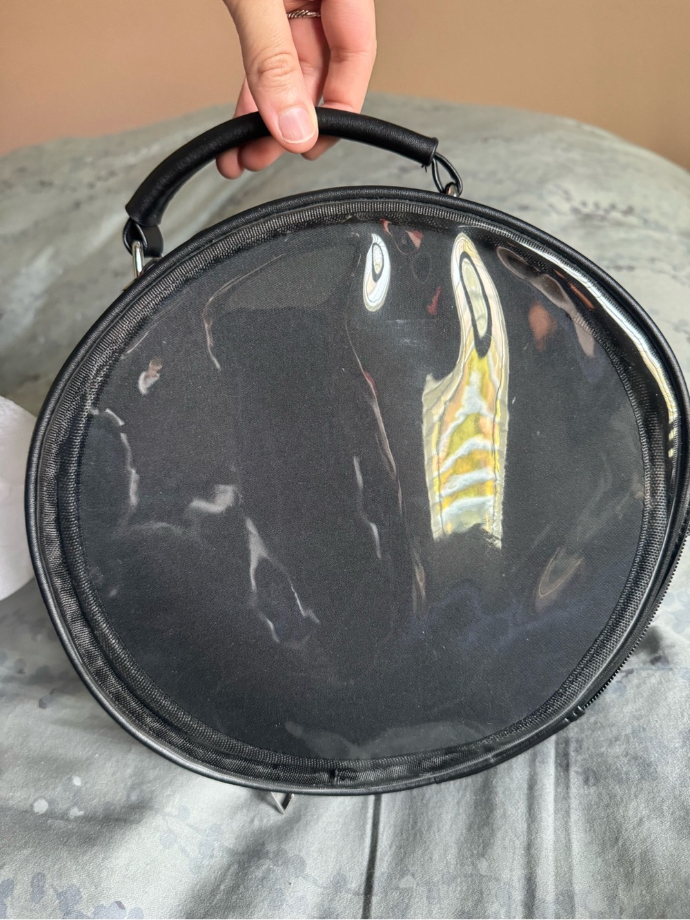 Pin Display convertible bag / backpack - black - comes with insert for pins
